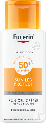 Eucerin Sun LEB Protect IP50+ Gel-Crème Visage & Corps Tube 150ml