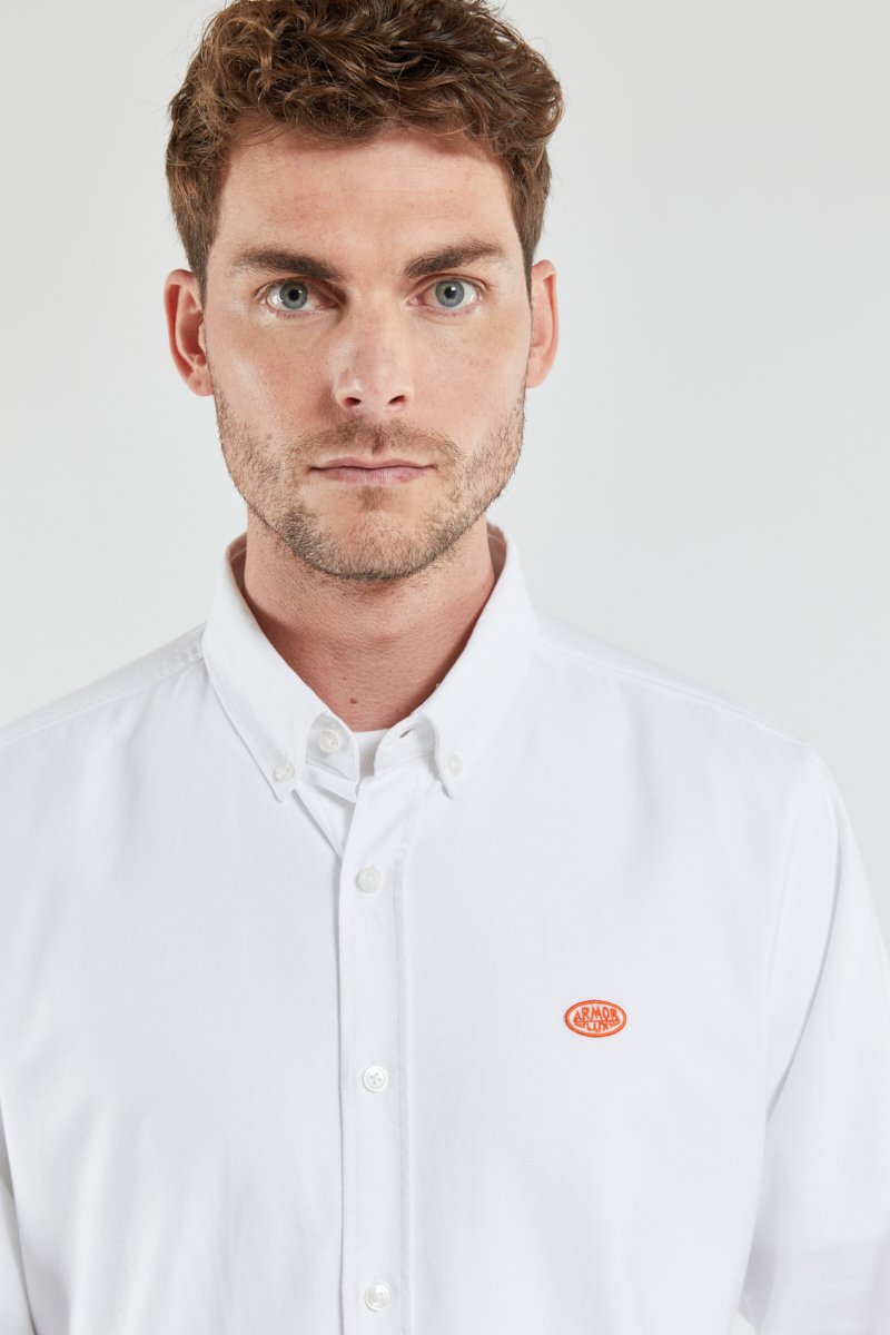 Chemise coupe droite - coton