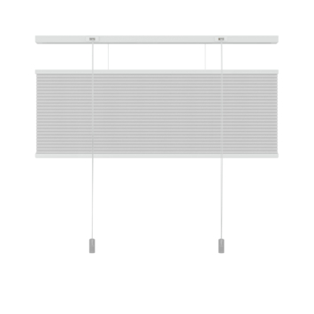 KARWEI dubbel plisségordijn lichtdoorlatend wit (kleurnr. 6001) 60x180 cm (bxh)