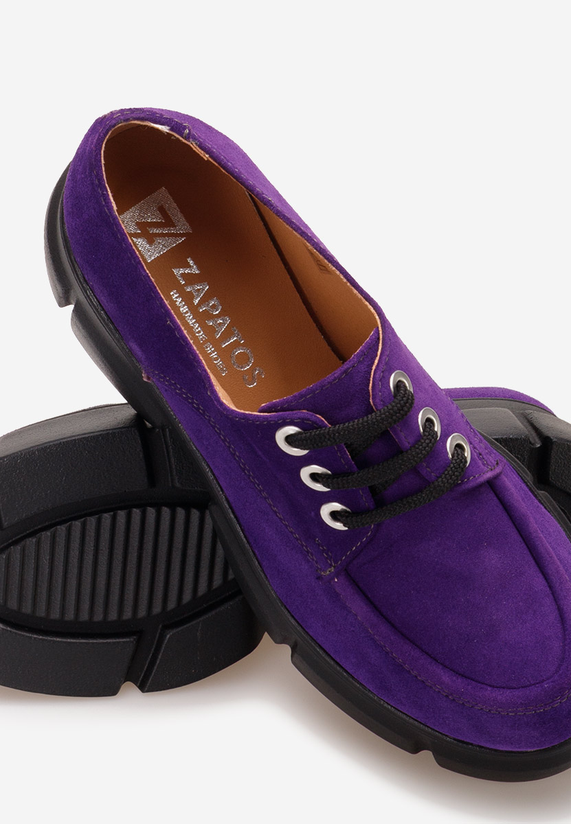 Chaussures casual à plateforme mauves Catarina