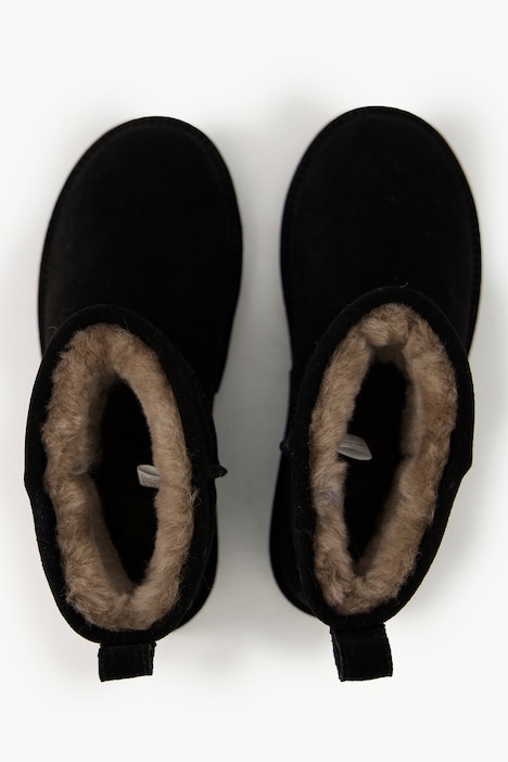 Axelda Lammfell-Boots, Veloursleder, Weite H