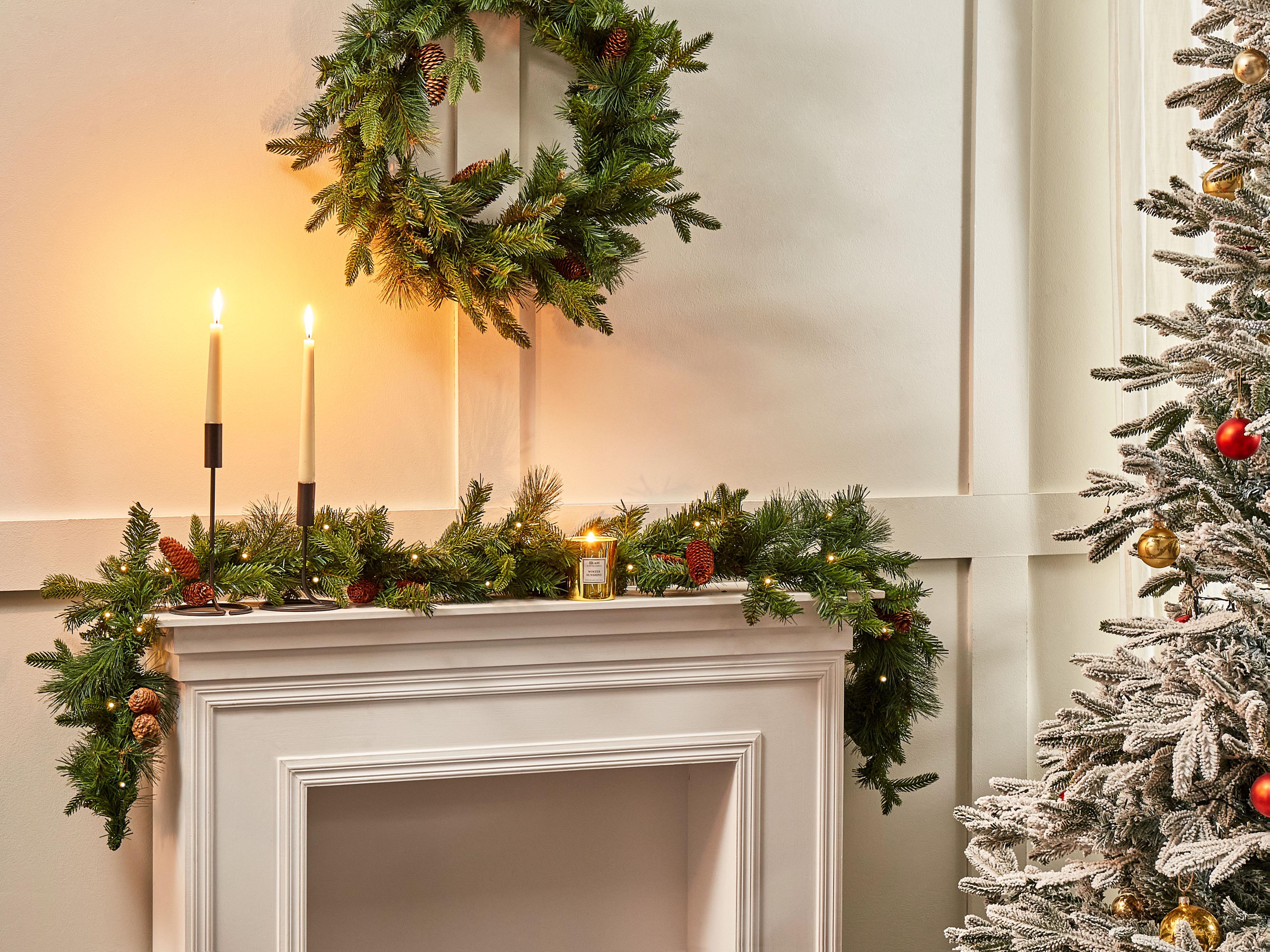 Kerstguirlande LED KAMERUN 180 cm Groen