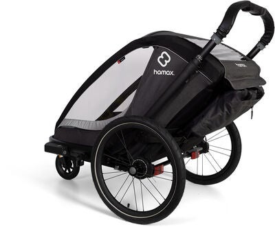Hamax Cocoon Sykkelvogn, Grey/Black