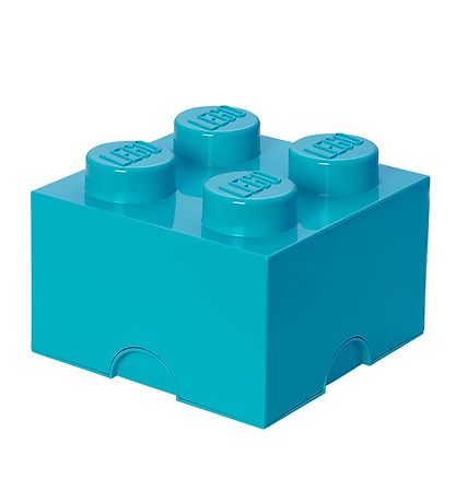 LEGO? Storage Opbevaringsboks - 4 Knopper - 25x25x18 - Medium Az