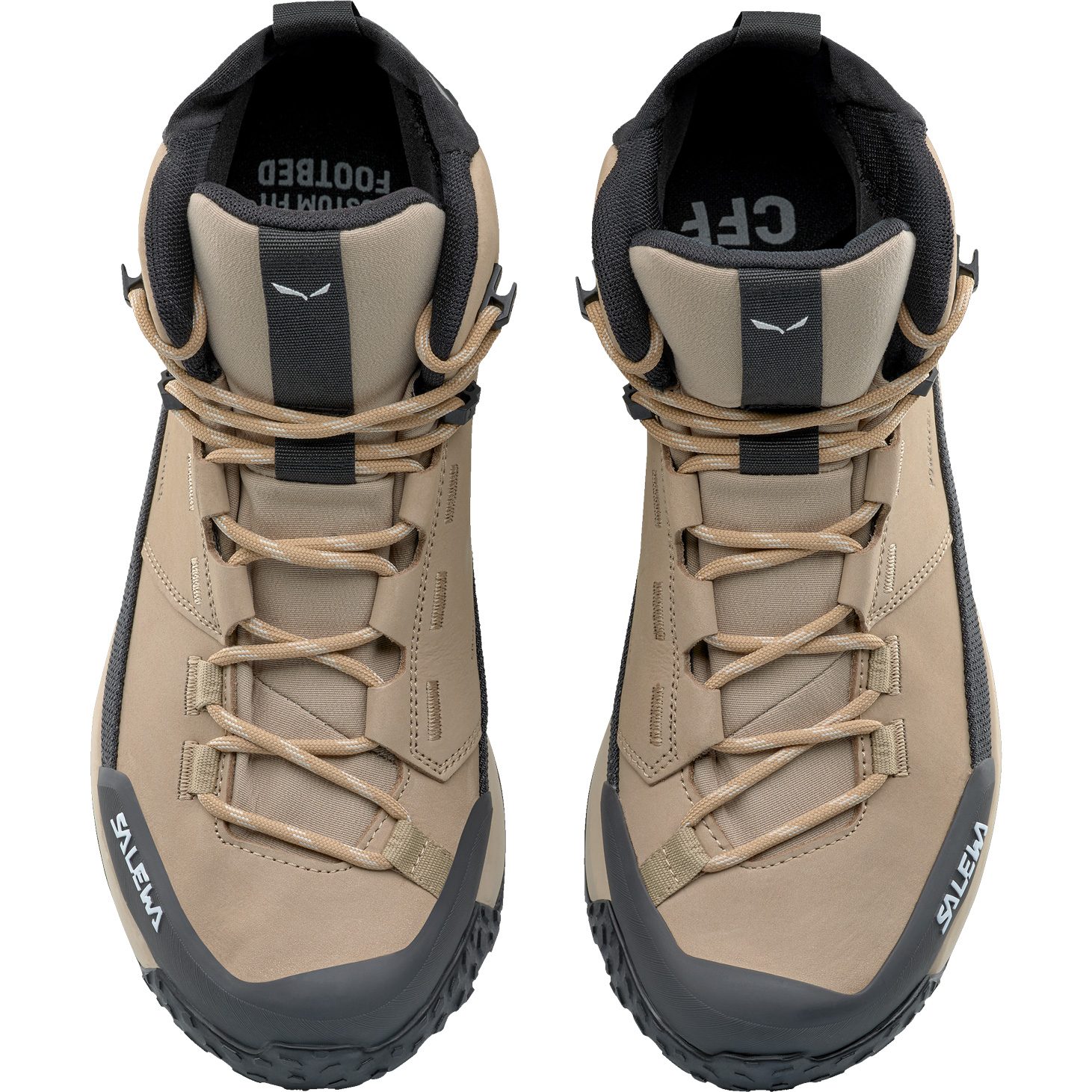 SALEWA Puez Leather Mid PTX Bergstiefel Damen quicksand