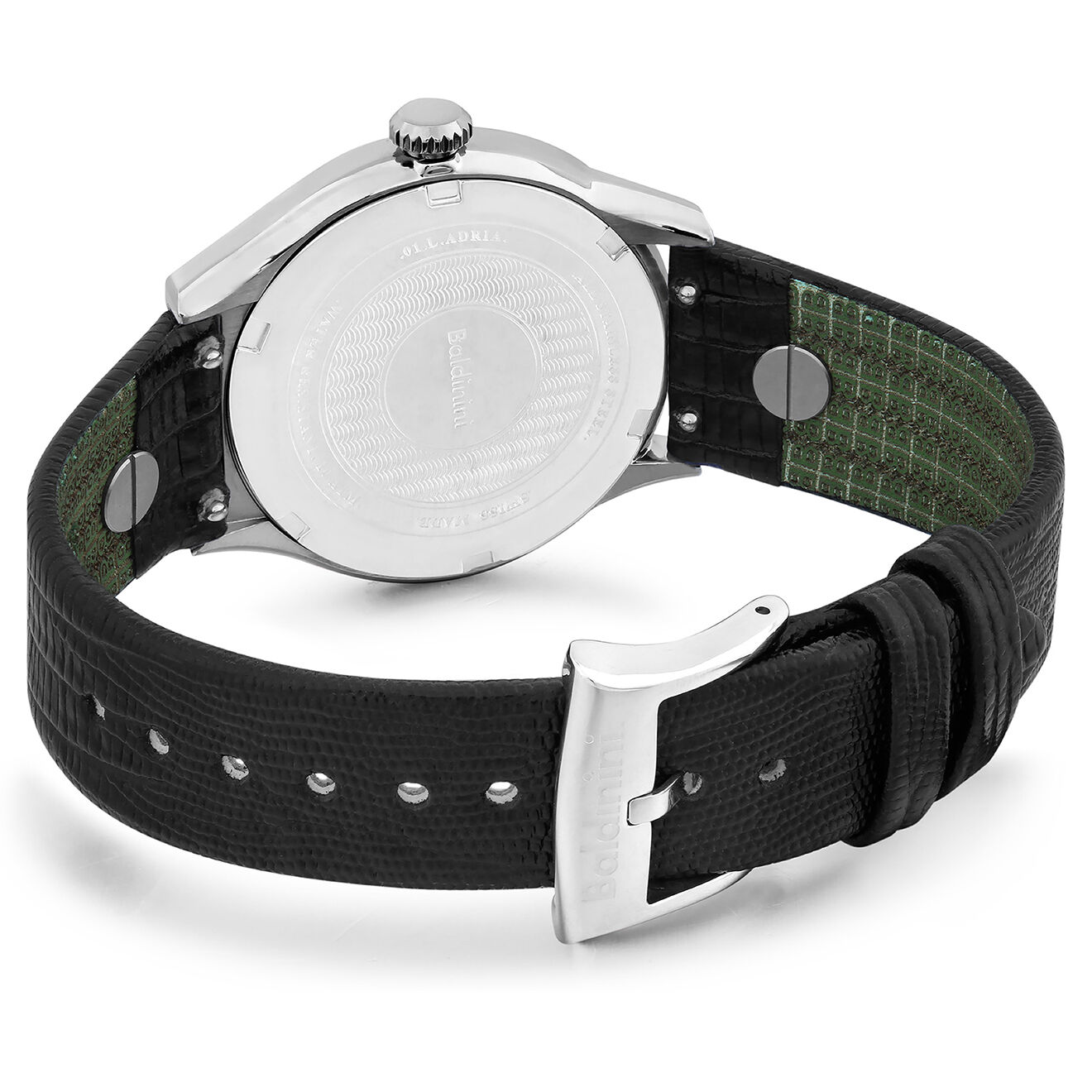 Baldinini Montre Femme en Cuir & cristaux Swarovski Adria noire