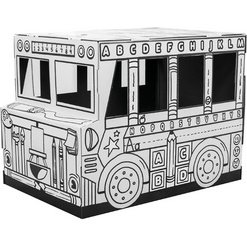 Bus de jeu en carton ondulé