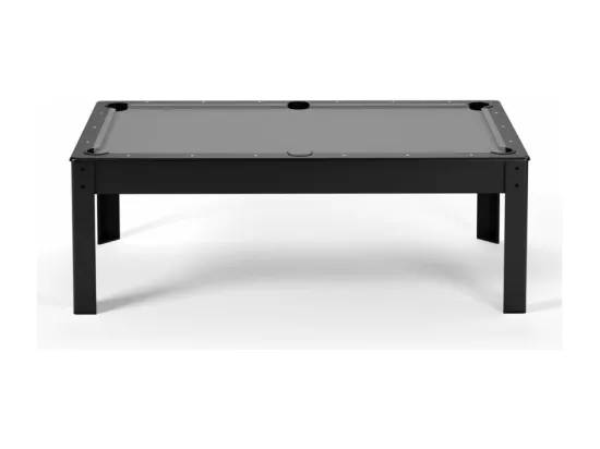 Billard Américain convertible table 8places KITBILL 7Ft - 226,5 x 126,5 x 80 cm Plateau dînatoire et accessoires inclus - Noir