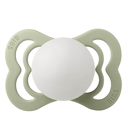 BIBS Supreme Natsutter - Str. 1 - 2-pak - Symemtrisk - Sage/Clou