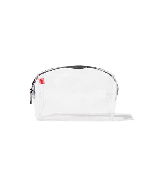 trousse de toilette transparente 9x21x14