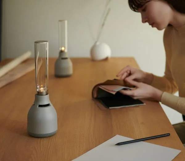 Sony Glass Sound LSPX-S3 - Højttaler - til transportabel brug - trådløs - Bluetooth - App-kontrolleret - 2-vejs