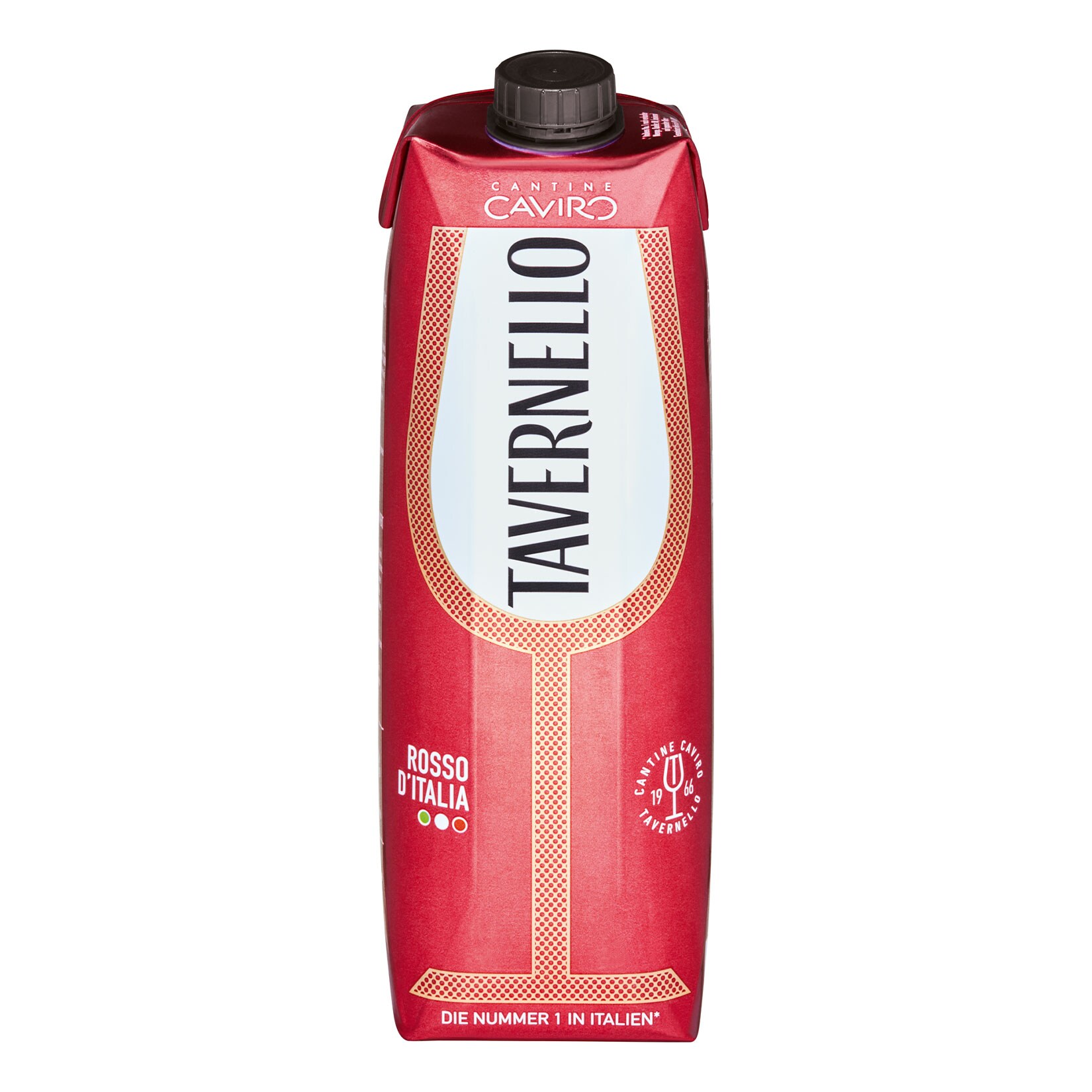 Tavernello Rosso Vino d'Italia 11,5 % vol 1 Liter, 10er Pack