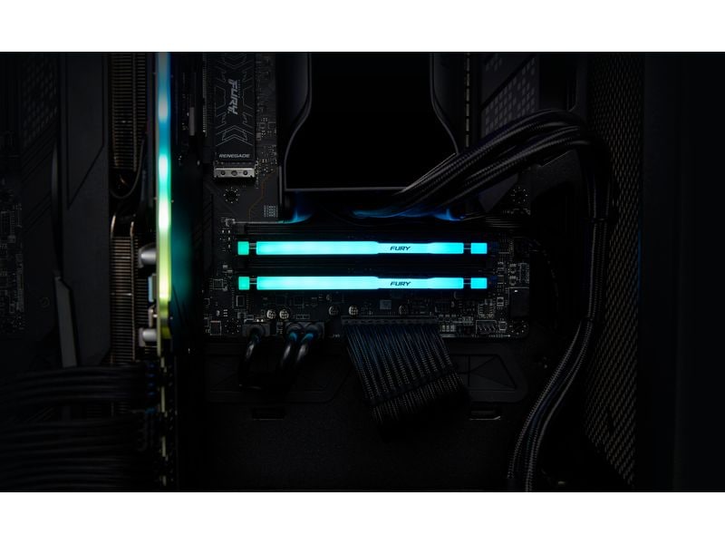 Kingston DDR5-RAM FURY Beast RGB EXPO 6000 MHz 2x 16 GB High-Performance Arbeitsspeicher mit RGB-Beleuchtung