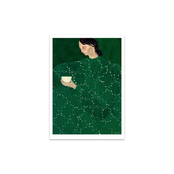 The Poster Club - Coffee Alone At Place De Clichy von Sofia Lind, 30 x 40 cm