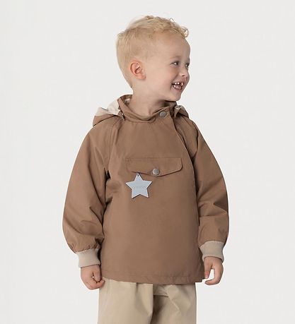 Mini A Ture Sommerjacke - MatWai Fleece - Biber Brown