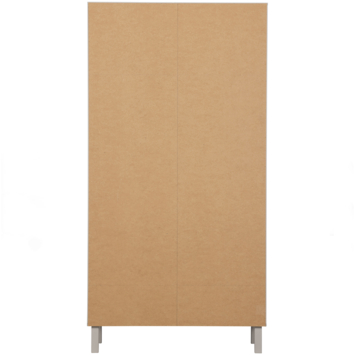 WOOOD kledingkast Madu wolkengrijs grenenhout 194,5 x 99,7 x 53,1 cm