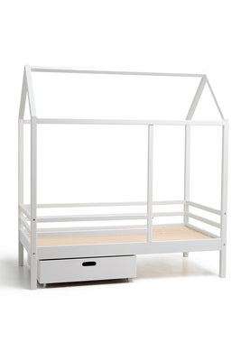 Minitude Nordic JAX Juniorseng 70x140 inkl. Sengeskuff, Hvit