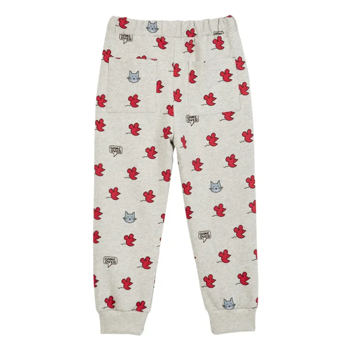 Emile et Ida Jogger Coton Bio Souris | Gris chiné
