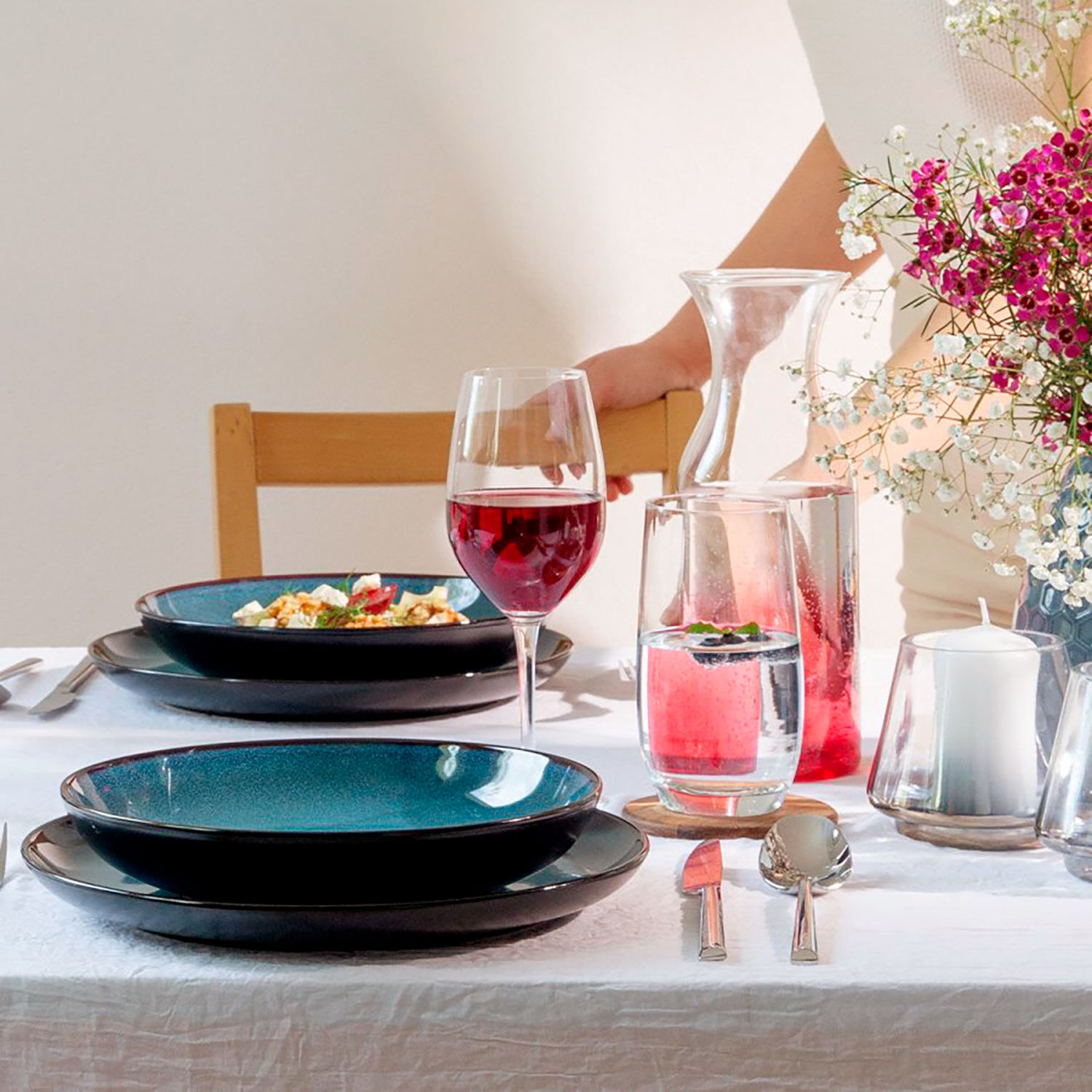 Lunasol Gläser-Set aus Kristallglas, 18-teilig