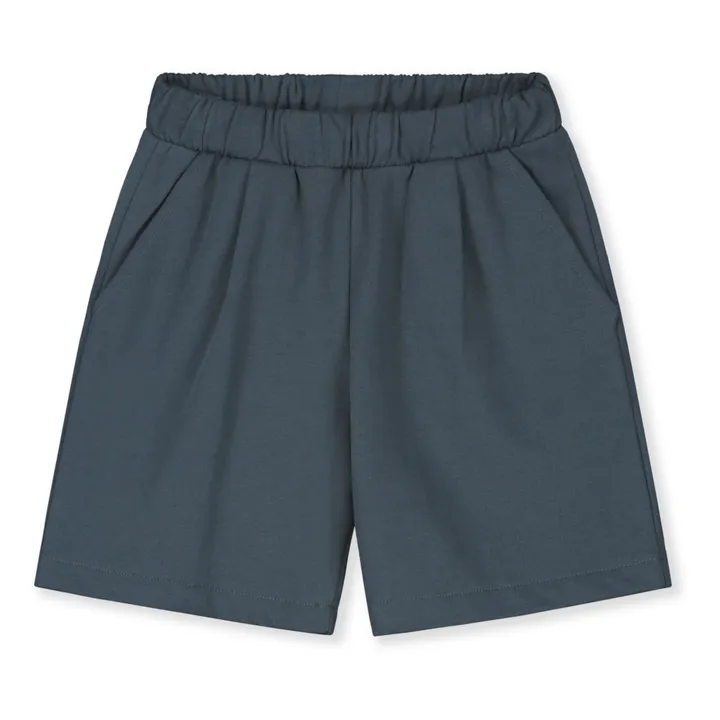Gray Label Bermuda Coton Bio | Bleu gris