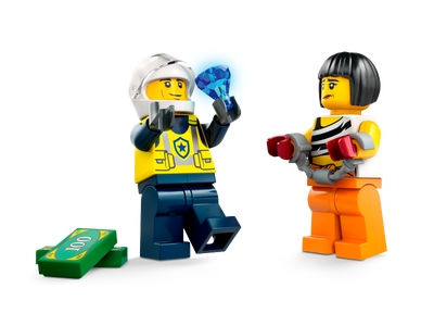 LEGO Politiewagen en snelle autoachtervolging (60415)
