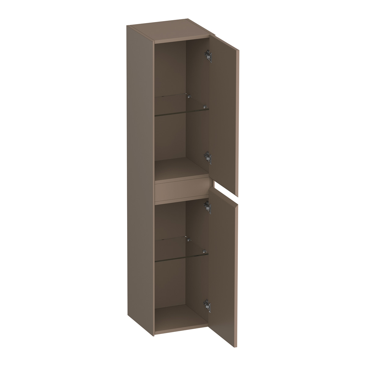 Brauer Inspire kolomkast 160cm links- of rechtsdraaiend mokka mat