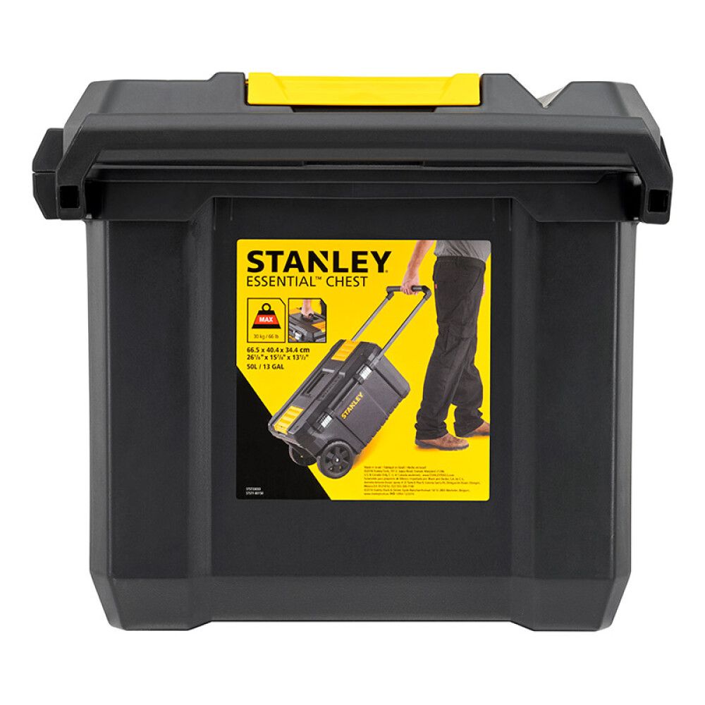 VERKTØYKASSE STANLEY ESSENTIAL 50L MED METALLÅS