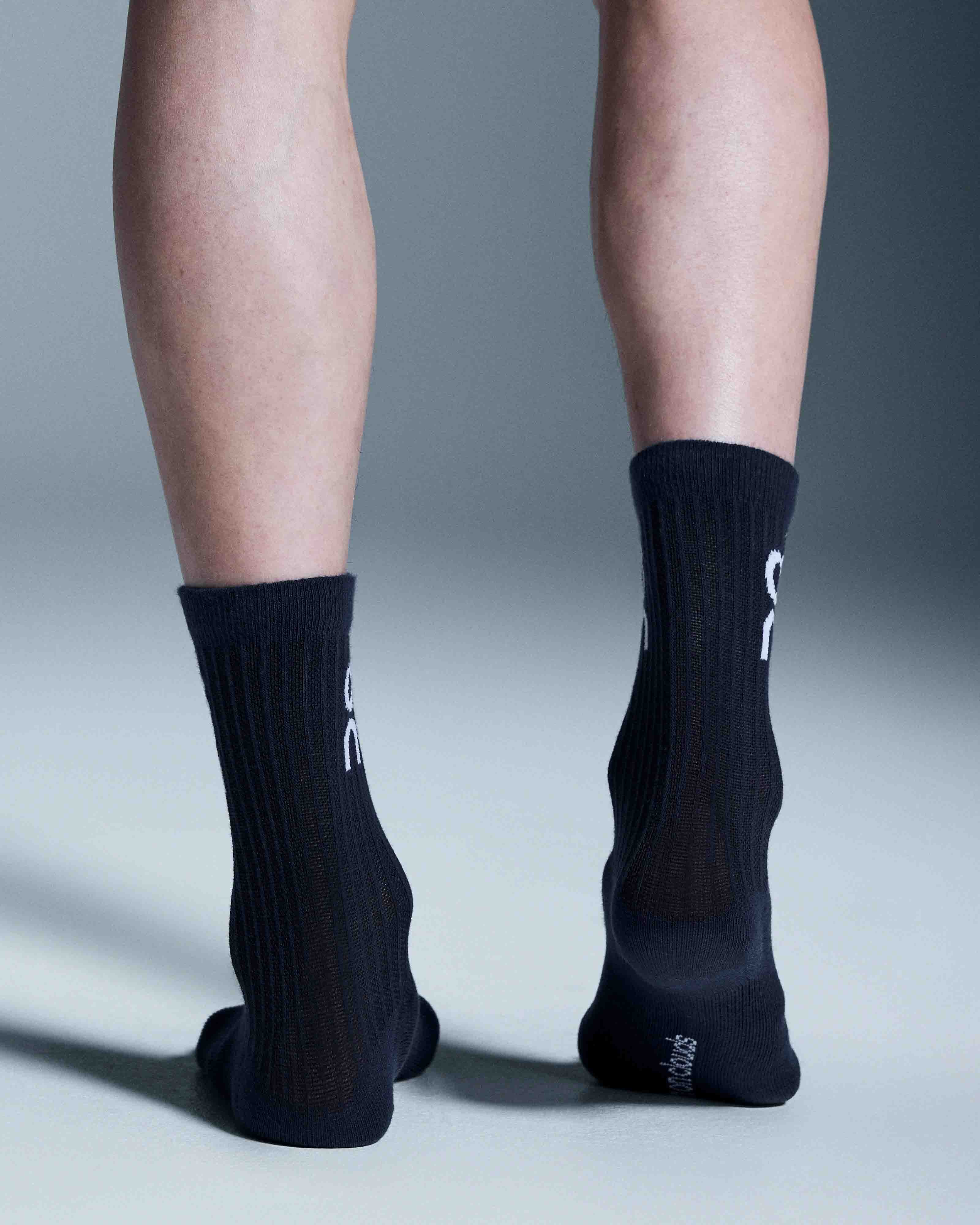 Logo Sock High 3P Unisex Wash/Navy