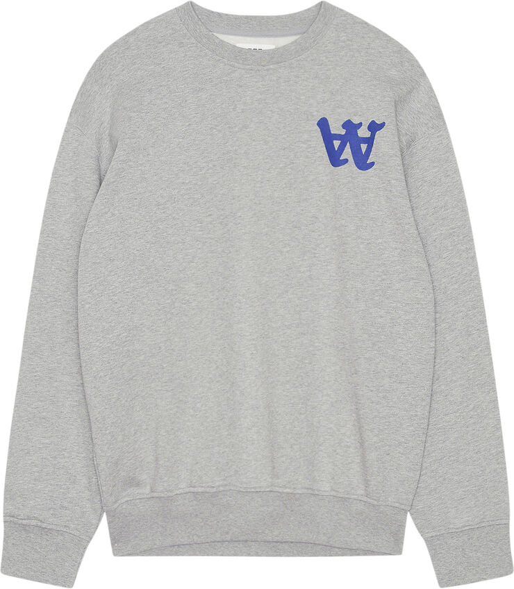 Wood Wood WWNoel Gothic Sweatshirt Grey melange