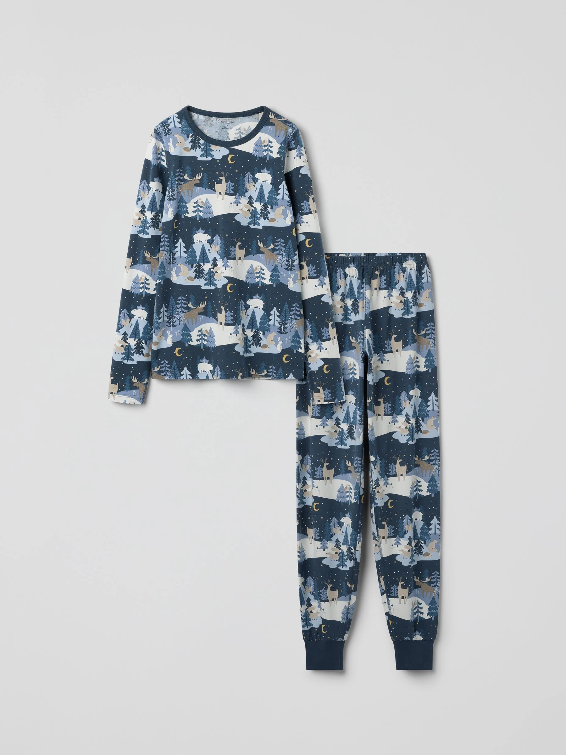 Blauw - Polarn O. Pyret Printed Pyjamas