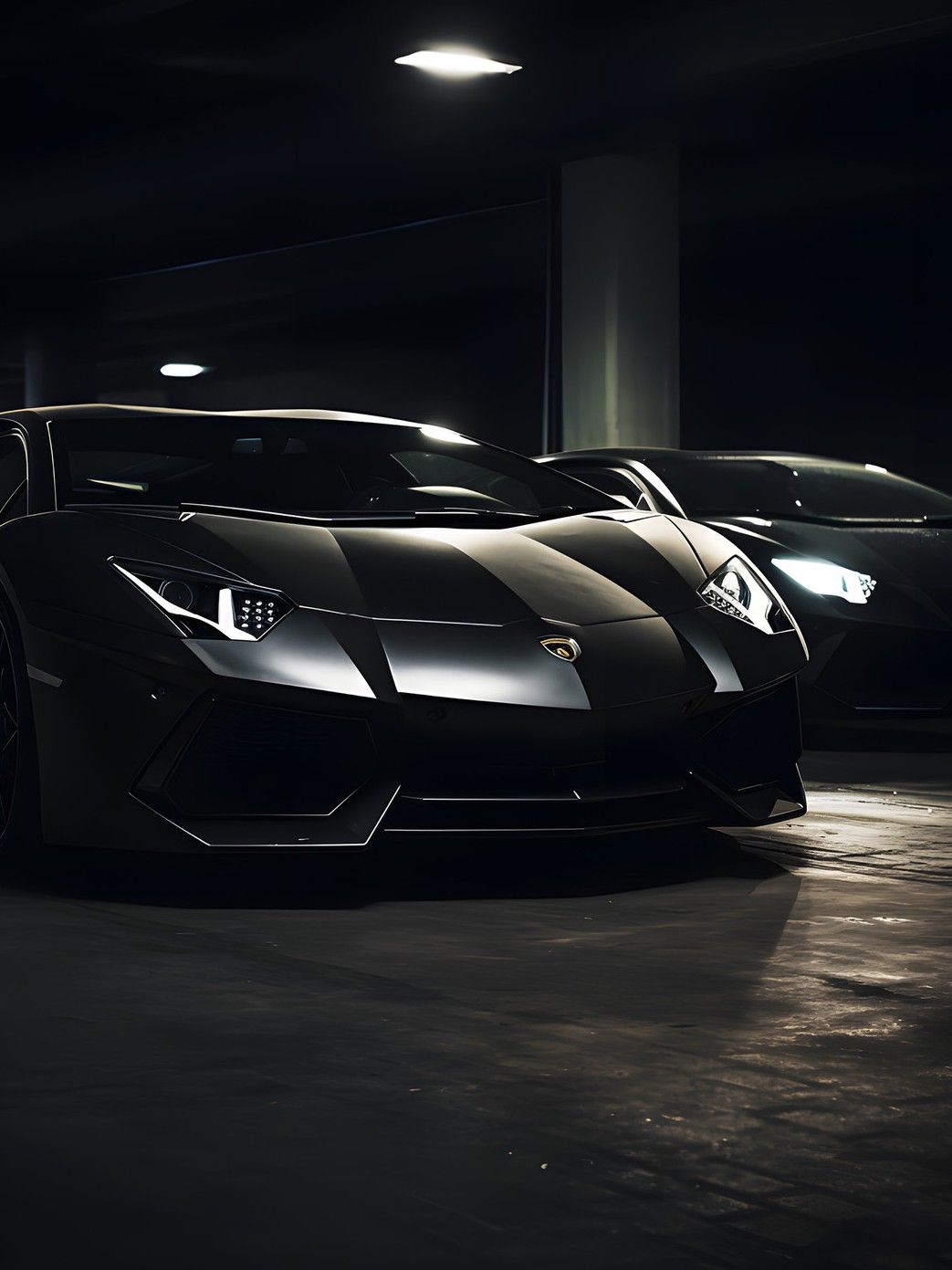 Wandkleed Luxury Garage