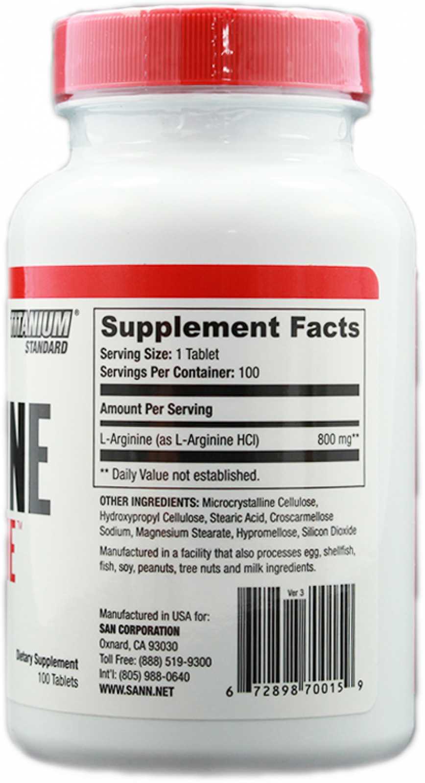 SAN Nutrition Arginina Supreme 100 comprimidos