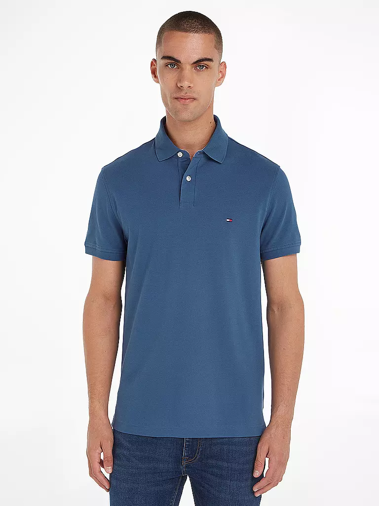 TOMMY HILFIGER Poloshirt Slim Fit blau