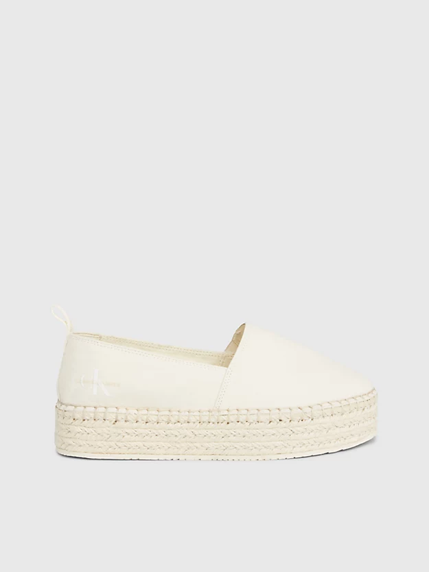 Tênis espadrille de lona com plataforma