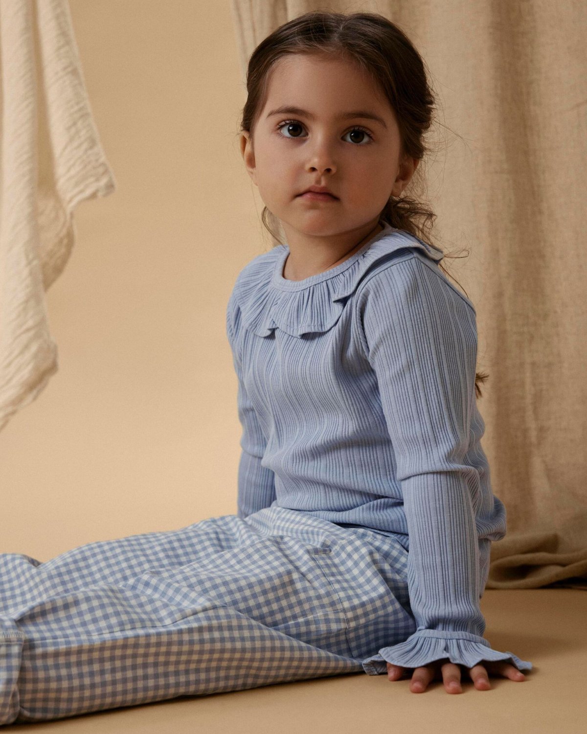 Trøye Langermet M/ Volanger – Øko TENCEL | NMFTANSY LS SLIM TOP LIL