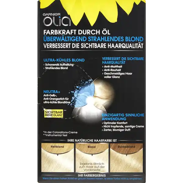 dauerhafte Haarfarbe Superblondes 110 Kühles Aschblond