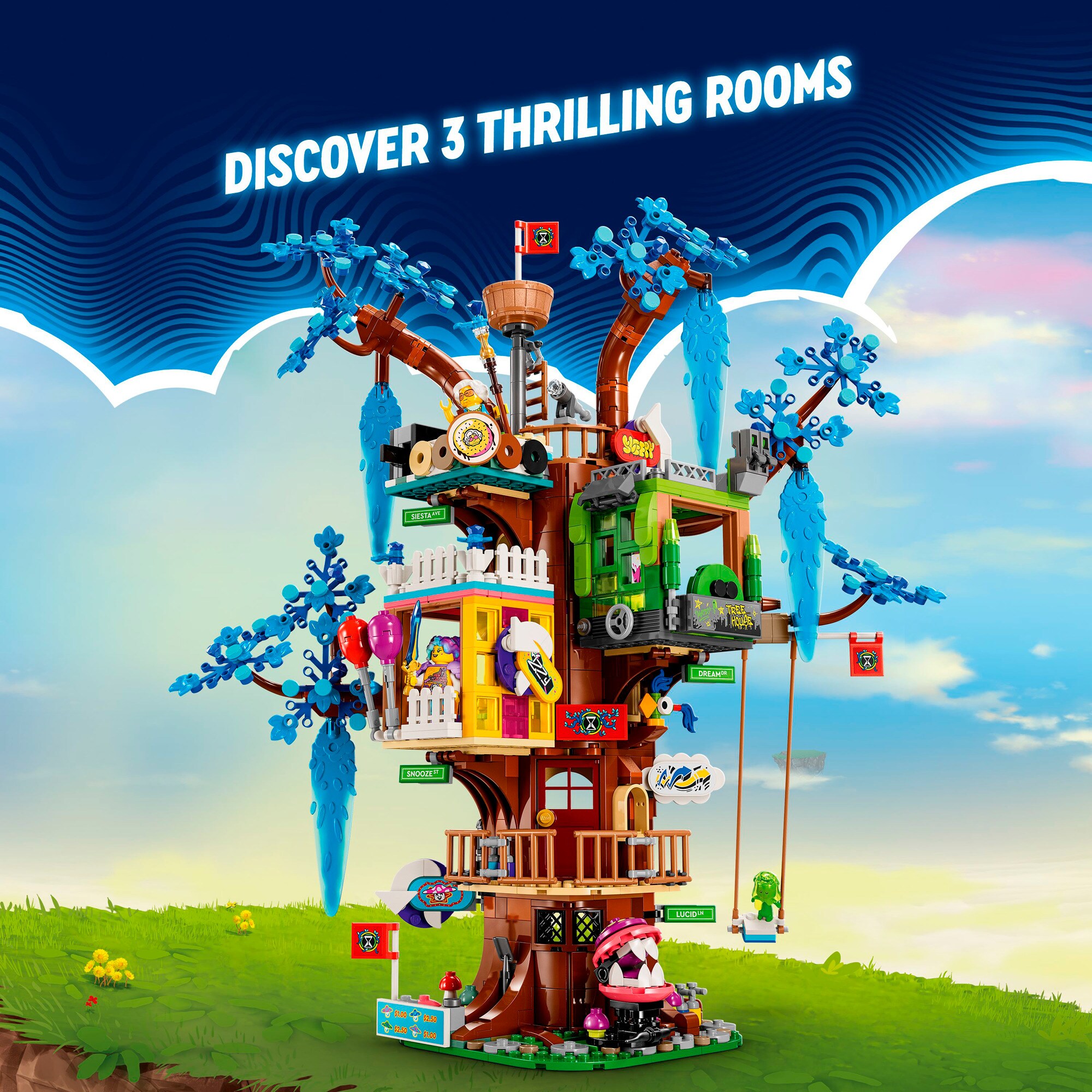 LEGO Konstruktionsspielzeug DREAMZzz Fantastisches Baumhaus