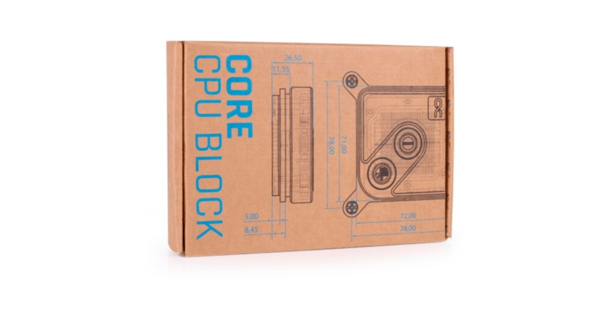 AlphacoolCore 1 Black cpu-koeler  (Zwart)