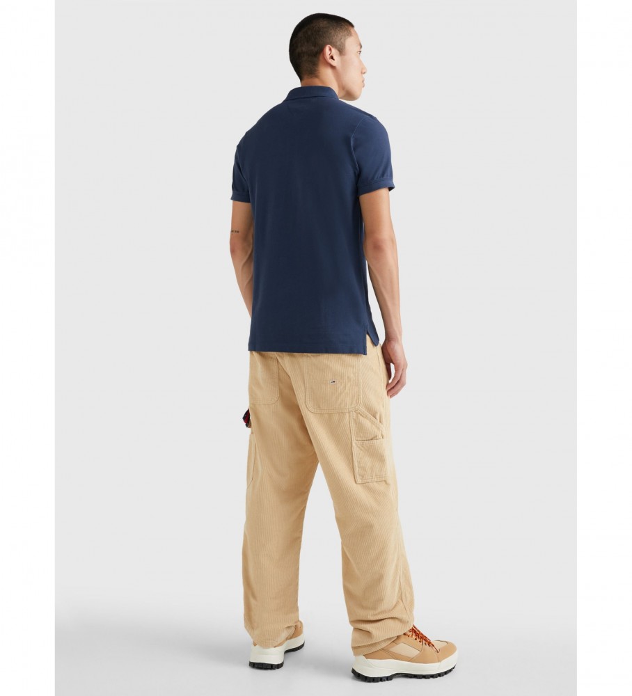 Polo Tommy Jeans TJM Slim azul marinho