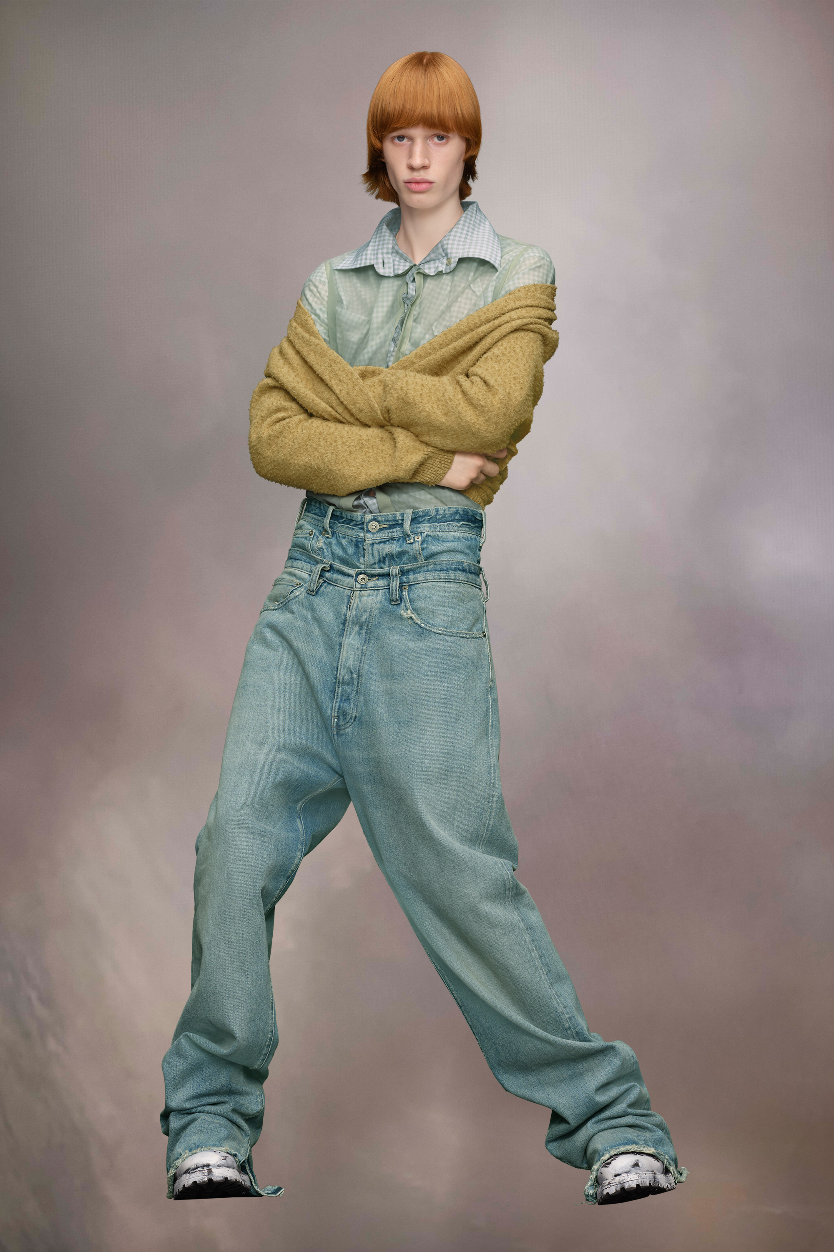 Jean à boucle