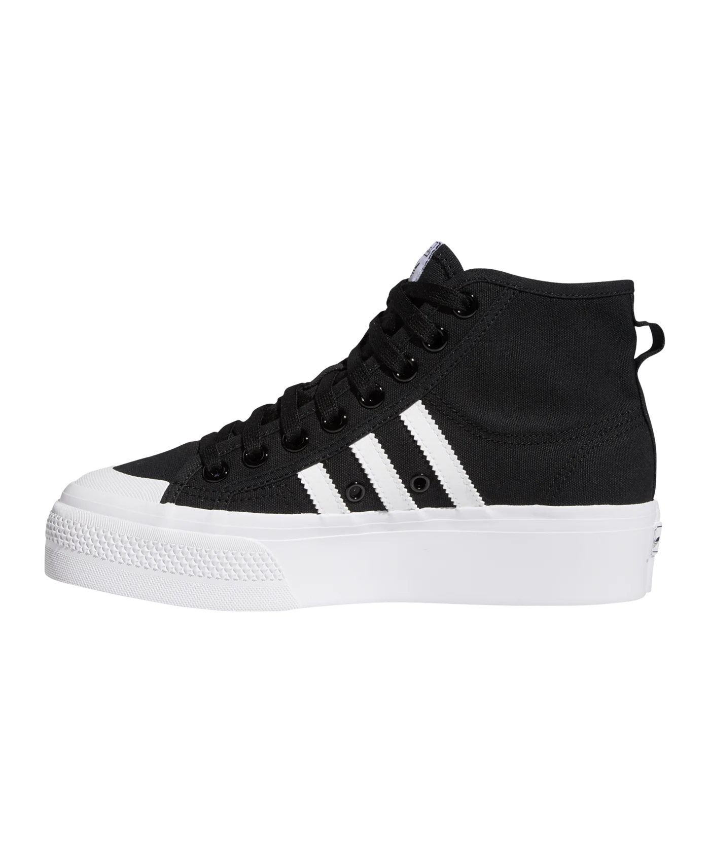 adidas Originals Nizza Plattform Mid Damen Schwarz