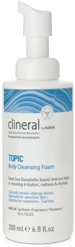 Ahava Clineral Topic Body Cleansing Foam 200ml