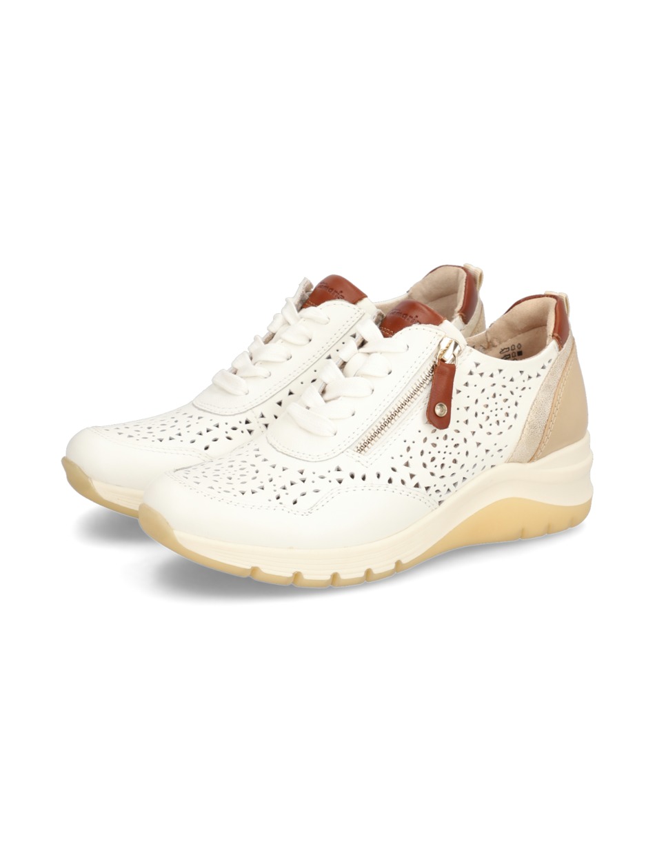 Lederkombination Sneaker