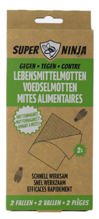 Super Ninja Ninja Mottenvallen Voedsel 2ST