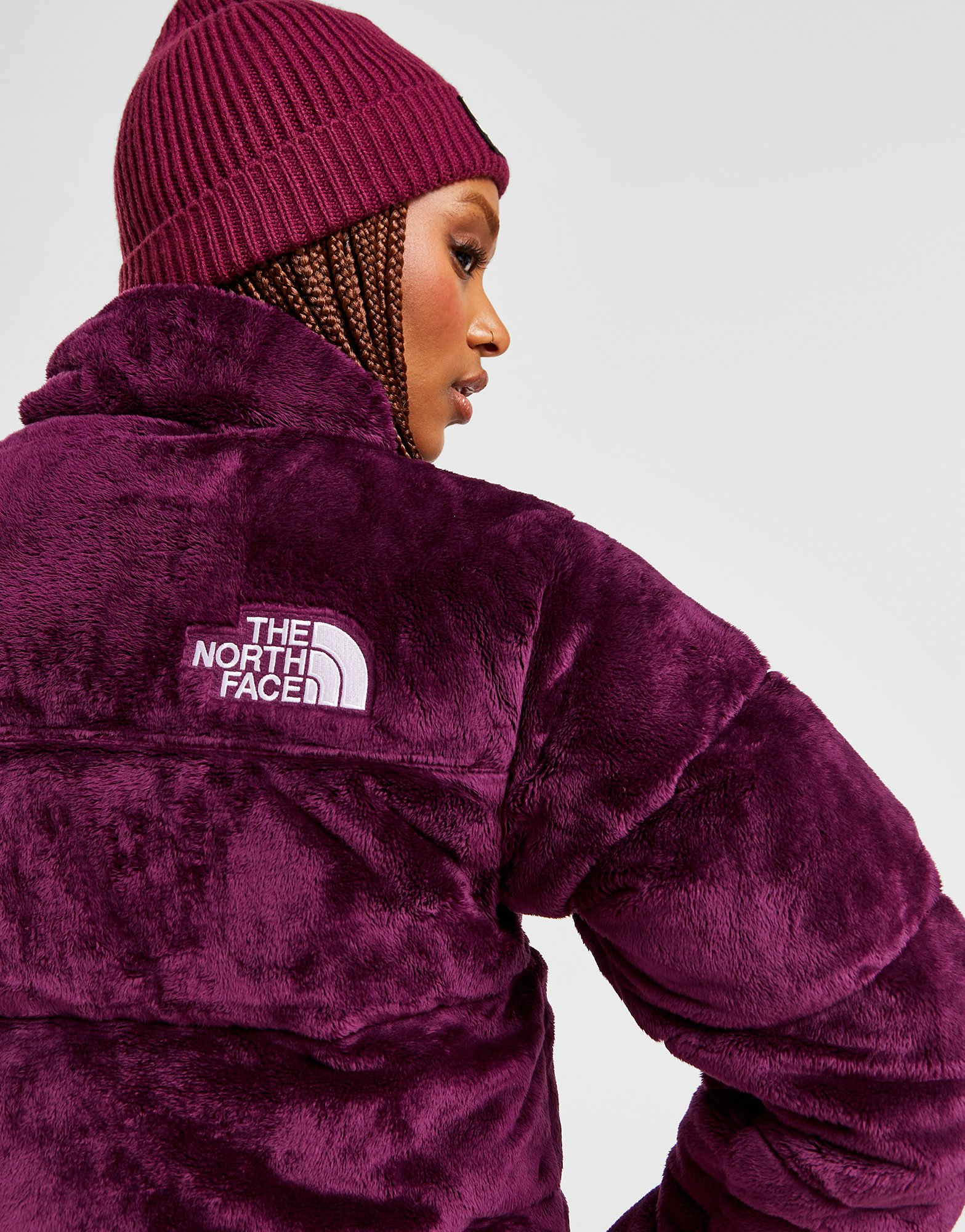 The North Face Veste Nuptse Velours Femme