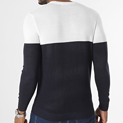 Pull Blanc Noir