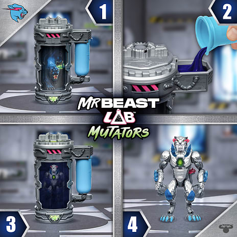 Mr. beast lab action figs metalicpanther