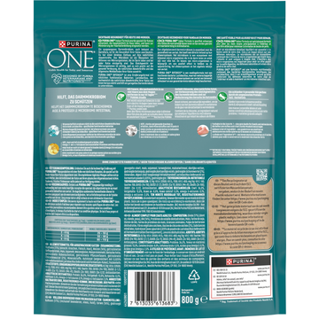 PURINA® ONE Indoor Rijk aan Kalkoen kattenvoer 800 gr