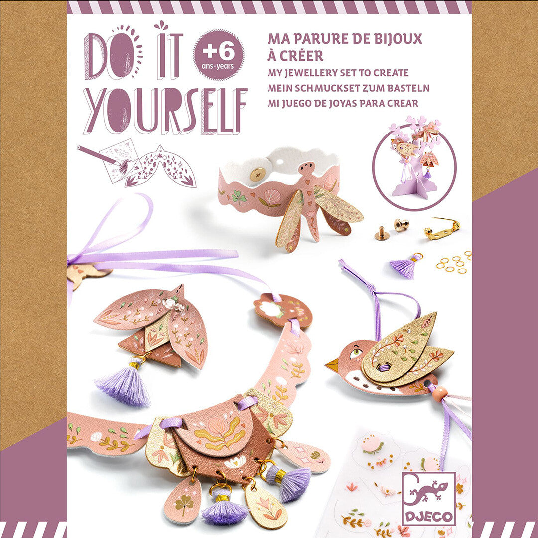 Djeco knutselset diy sieradenset - miss rosefinch