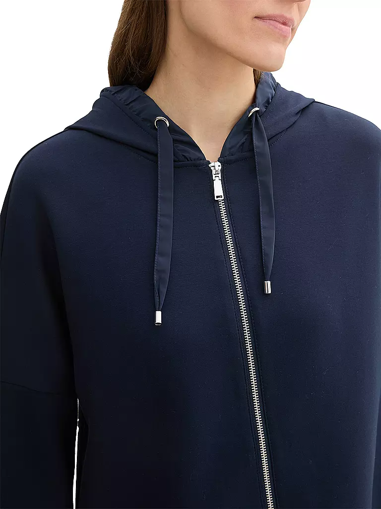 TOM TAILOR Sweatjacke  blau